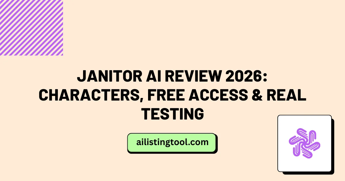 Janitor AI Review 2026: Characters, Free Access & Real Testing