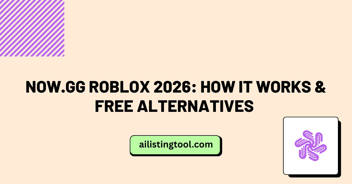 Now.gg Roblox 2026: How It Works & Free Alternatives