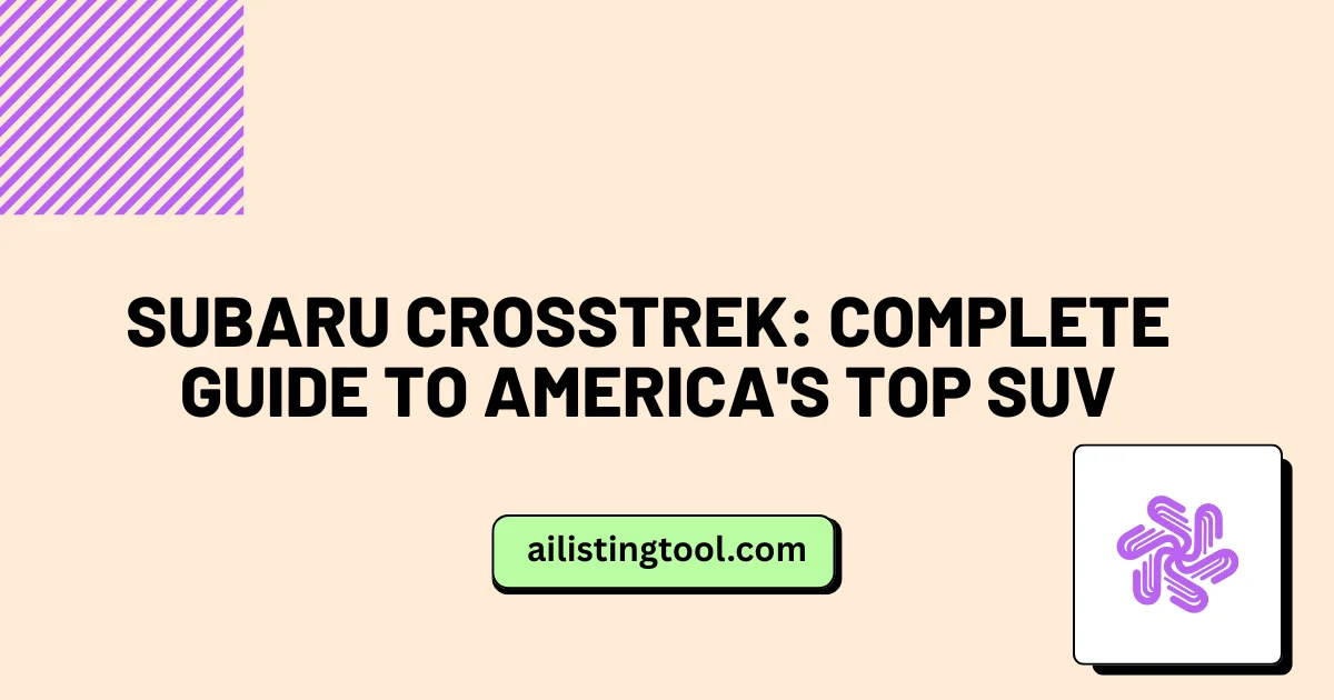 Subaru Crosstrek: Complete Guide to America’s Top SUV