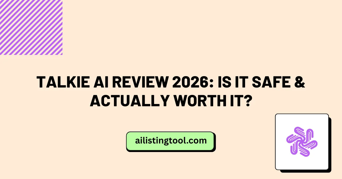 Talkie AI Review 2026: Is It Safe & Actually Worth It?