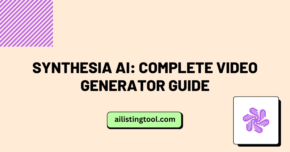Synthesia AI: Complete Video Generator Guide