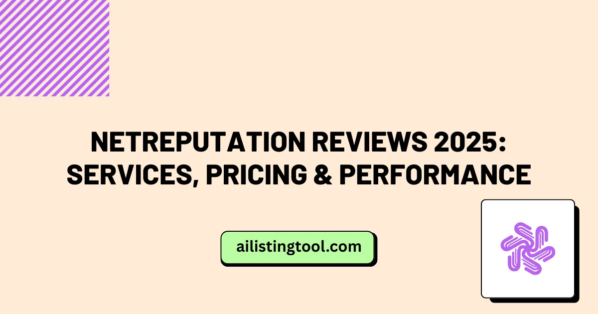 NetReputation Reviews 2025: Services, Pricing & Performance