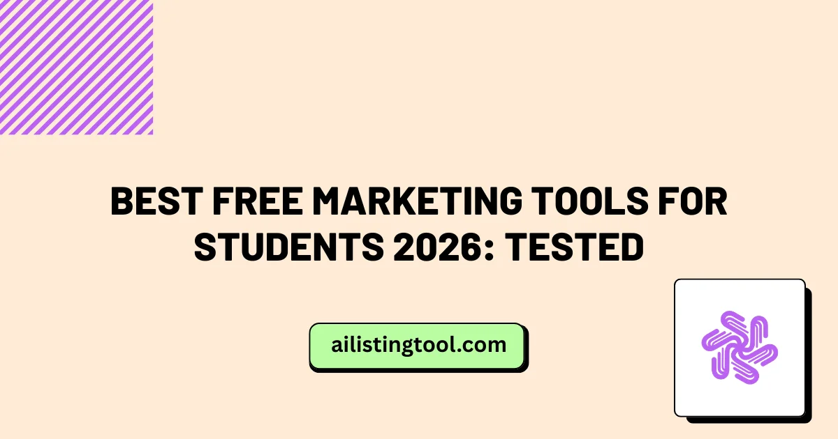 Best Free Marketing Tools for Students 2026: Tested