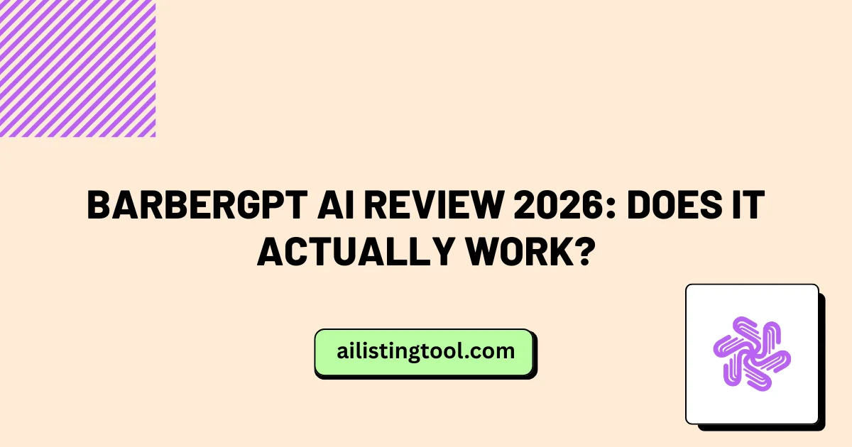 BarberGPT AI Review 2026: Does It Actually Work?