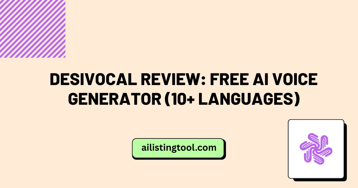 DesiVocal Review: Free AI Voice Generator (10+ Languages)
