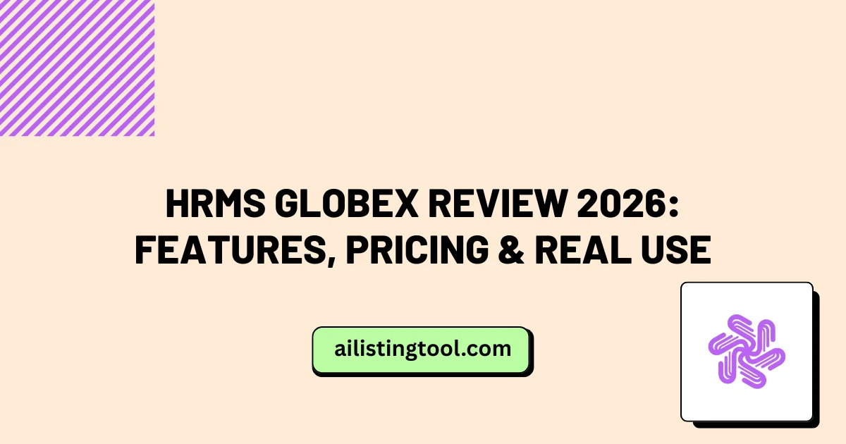 HRMS Globex Review 2026: Features, Pricing & Real Use