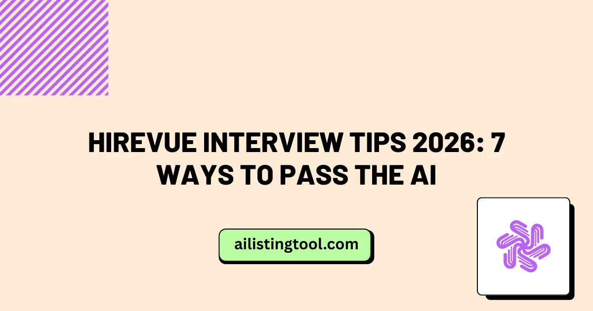 HireVue Interview Tips 2026: 7 Ways to Pass the AI