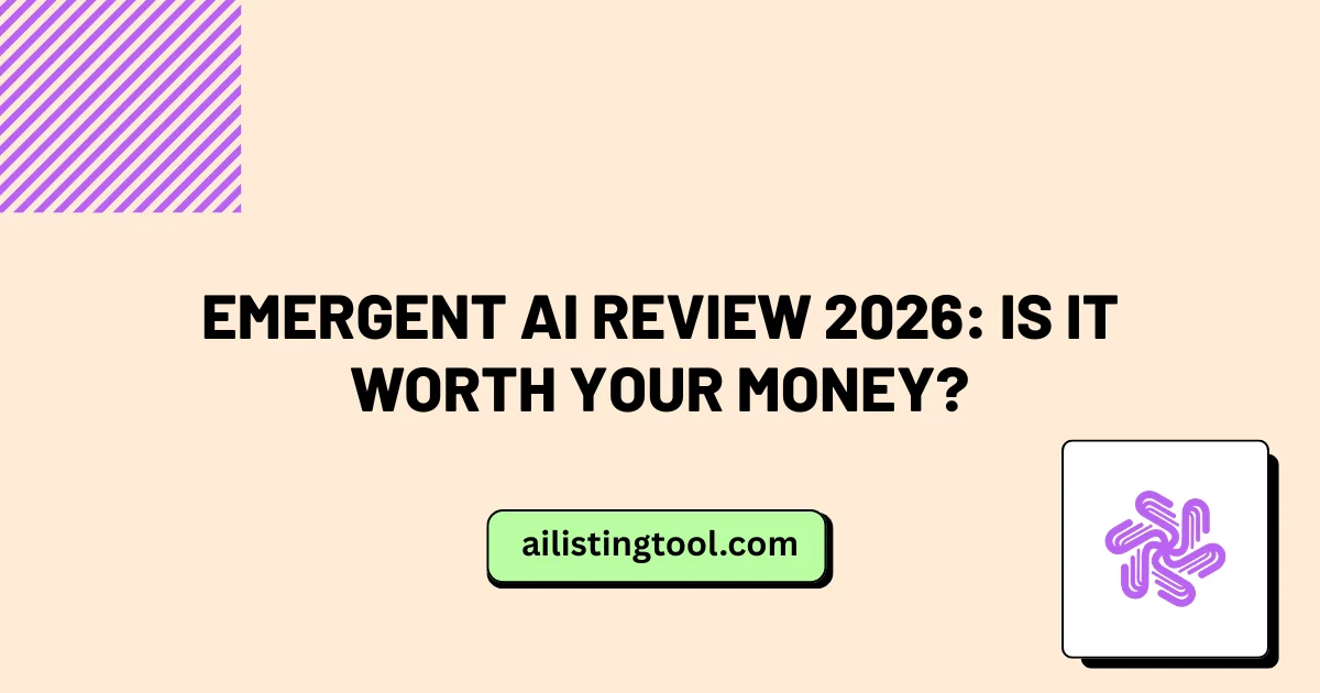Emergent AI Review 2026: Is It Worth Your Money?