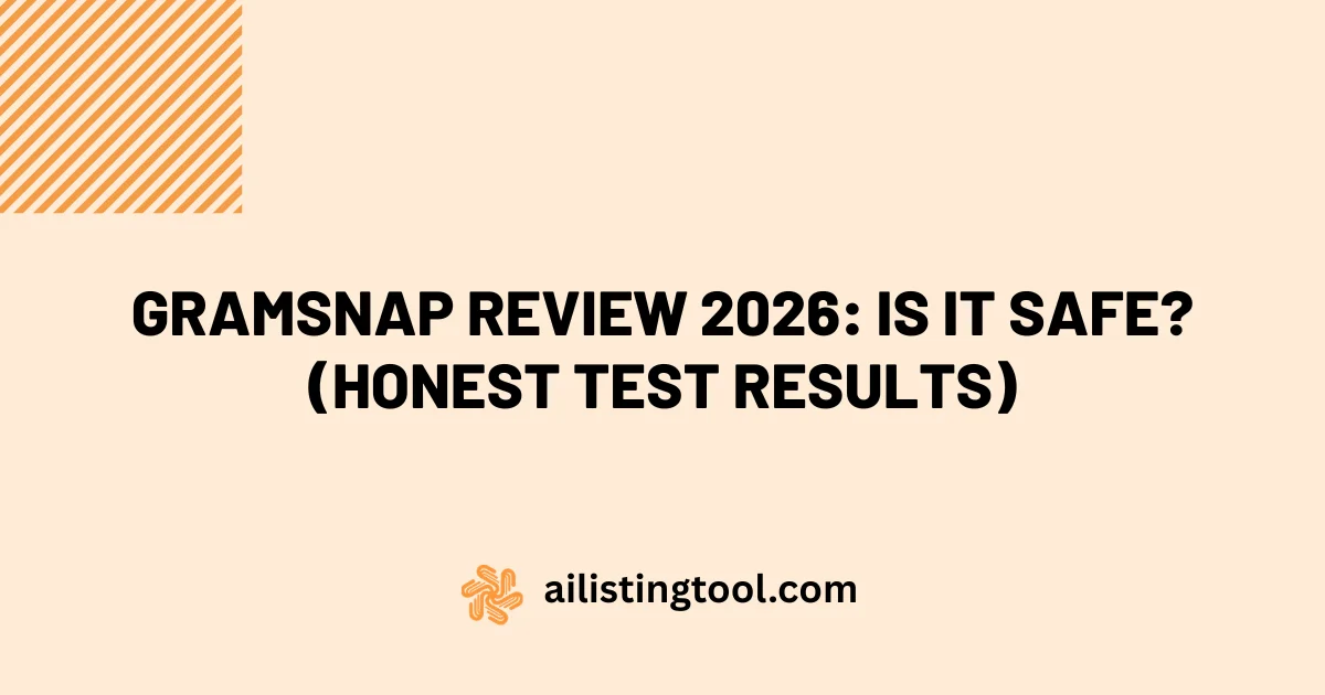 GramSnap Review 2026: Is It Safe? (Honest Test Results)