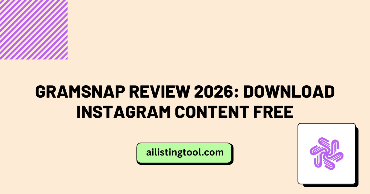 GramSnap Review 2026: Download Instagram Content Free