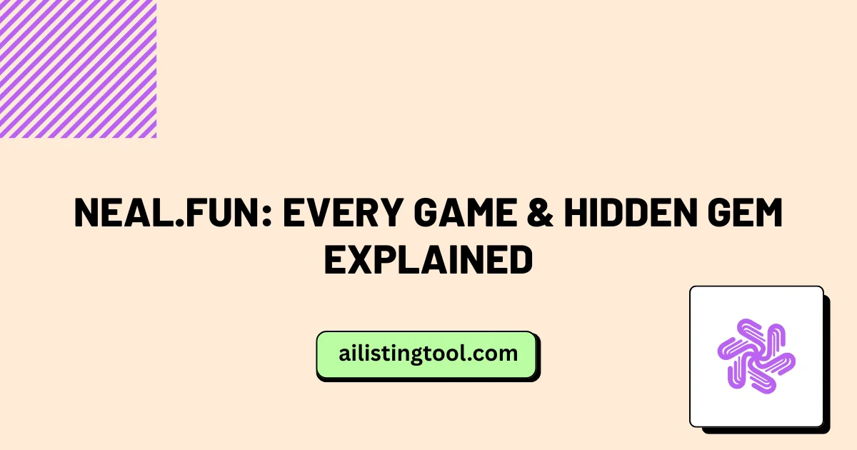 Neal.Fun: Every Game & Hidden Gem Explained
