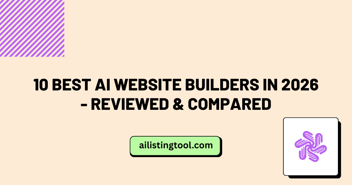 10 Best AI Website Builders in 2026 – Reviewed & Compared