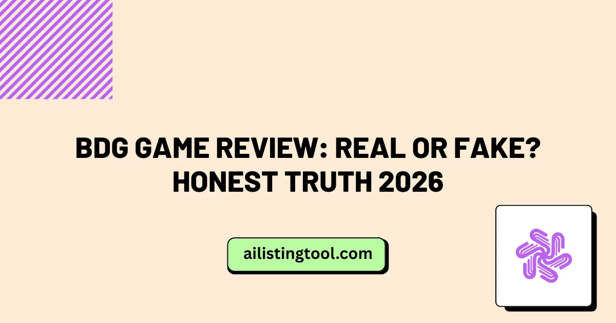 BDG Game Review: Real or Fake? Honest Truth 2026