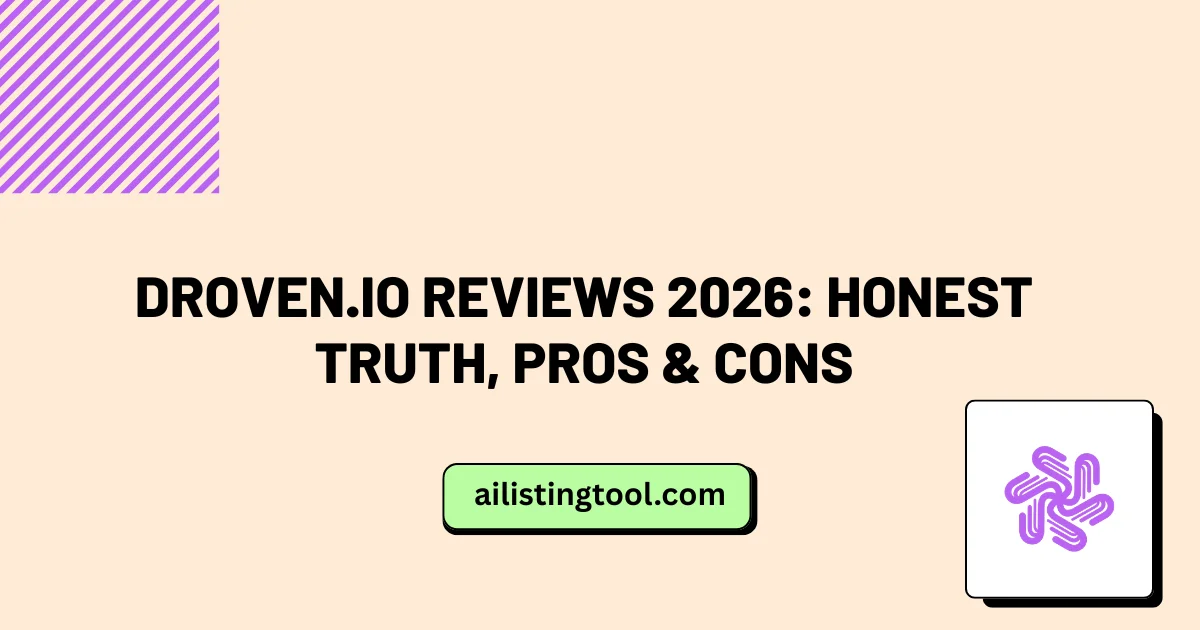 Droven.io Reviews 2026: Honest Truth, Pros & Cons